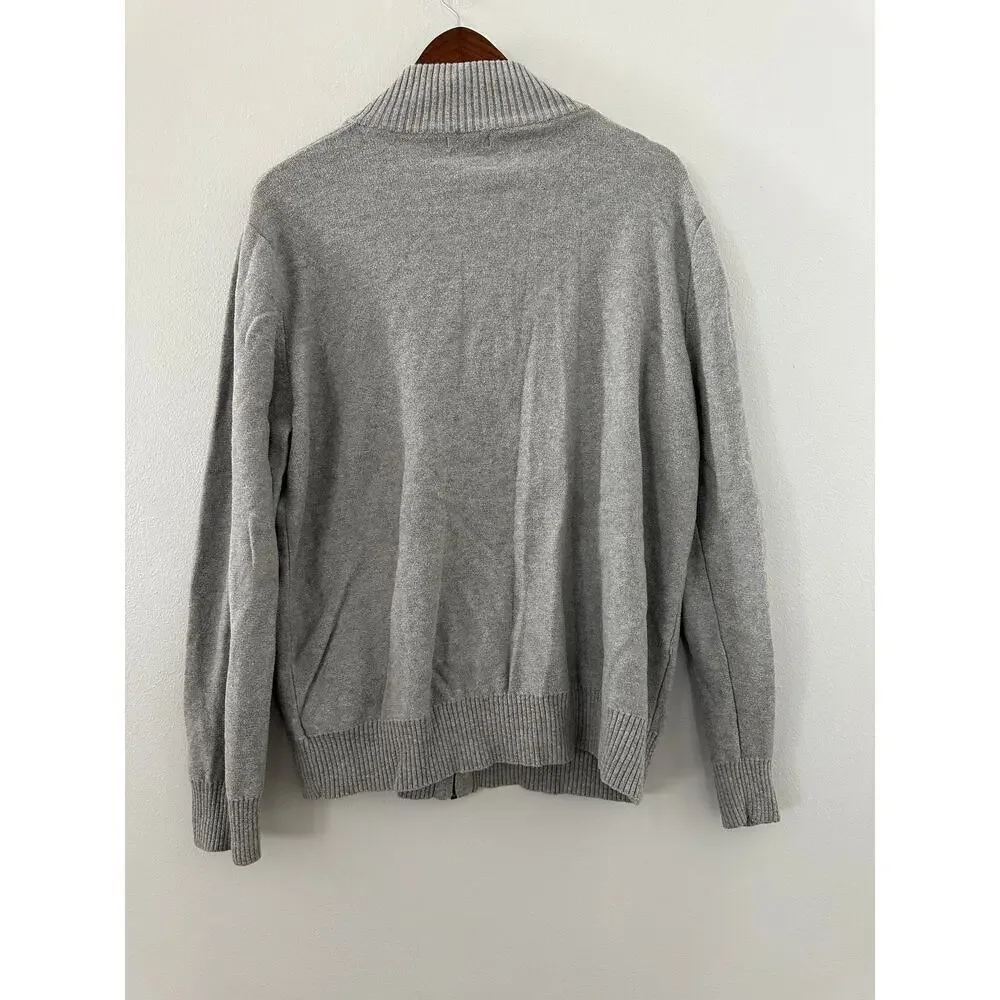 Merona Full Zip Men's Sweater sz XL